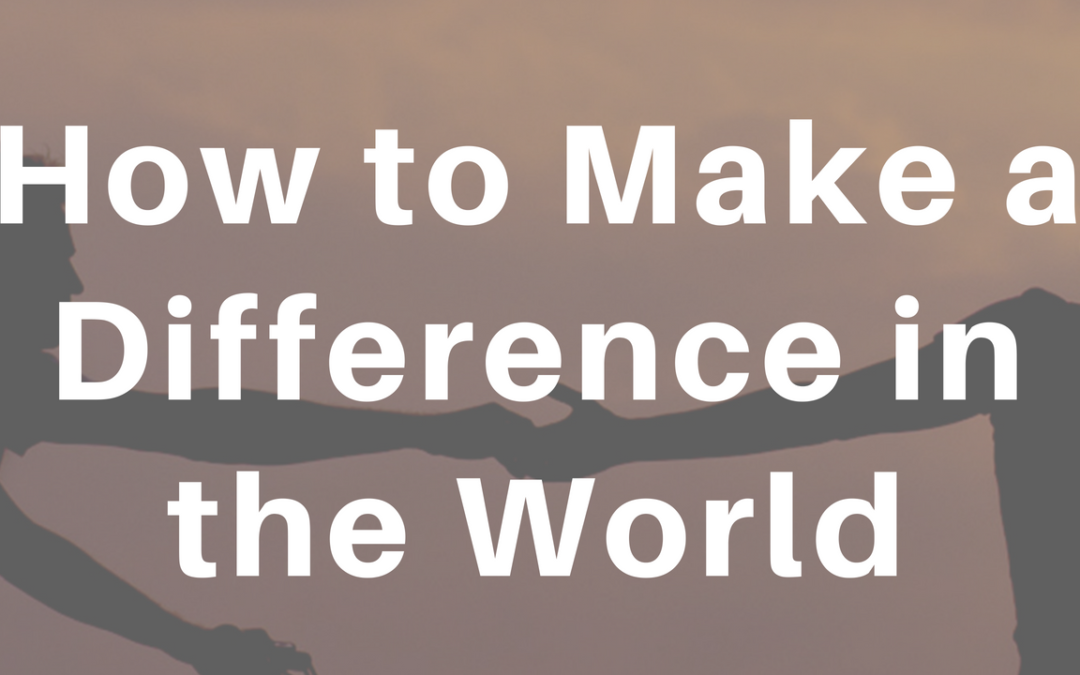 SD Weekly 46: How to Make a Difference in the World